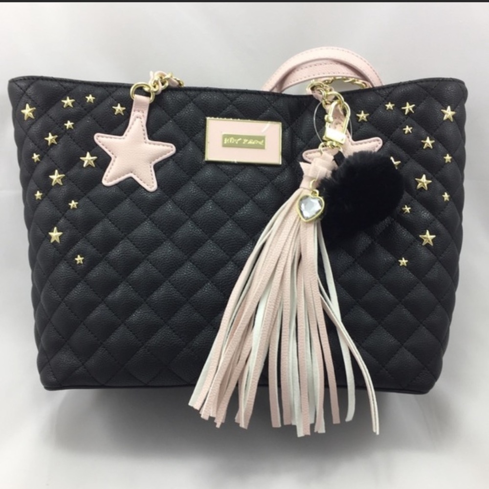 Betsy Johnson Star Studded Tote